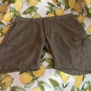 Mens 100% Polyester Cargo Shorts by Island Republic